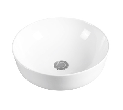 Factory supply ceramic sanitary ware round vanity wash basin